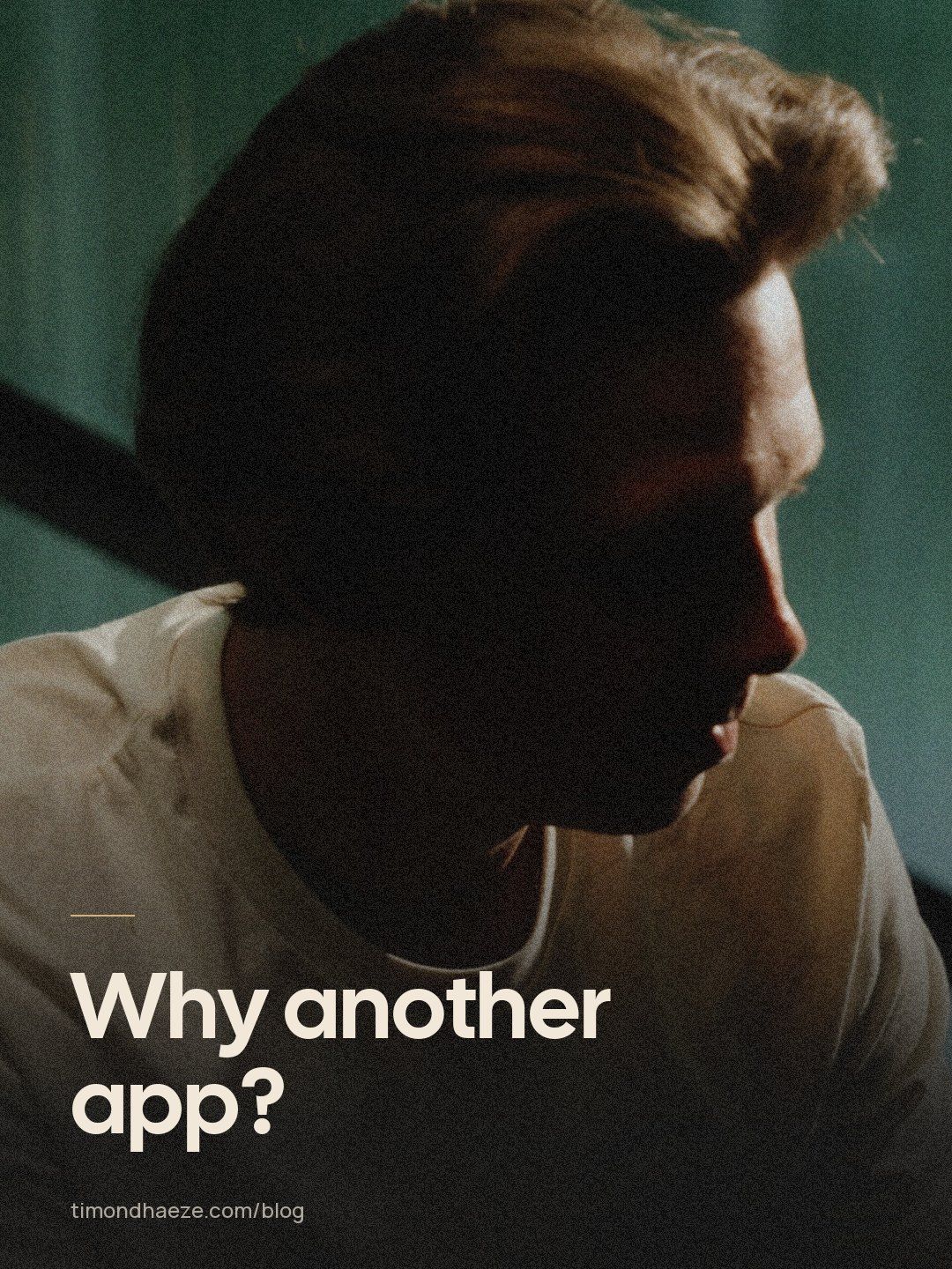 Cover met de titel Waarom nog een app?