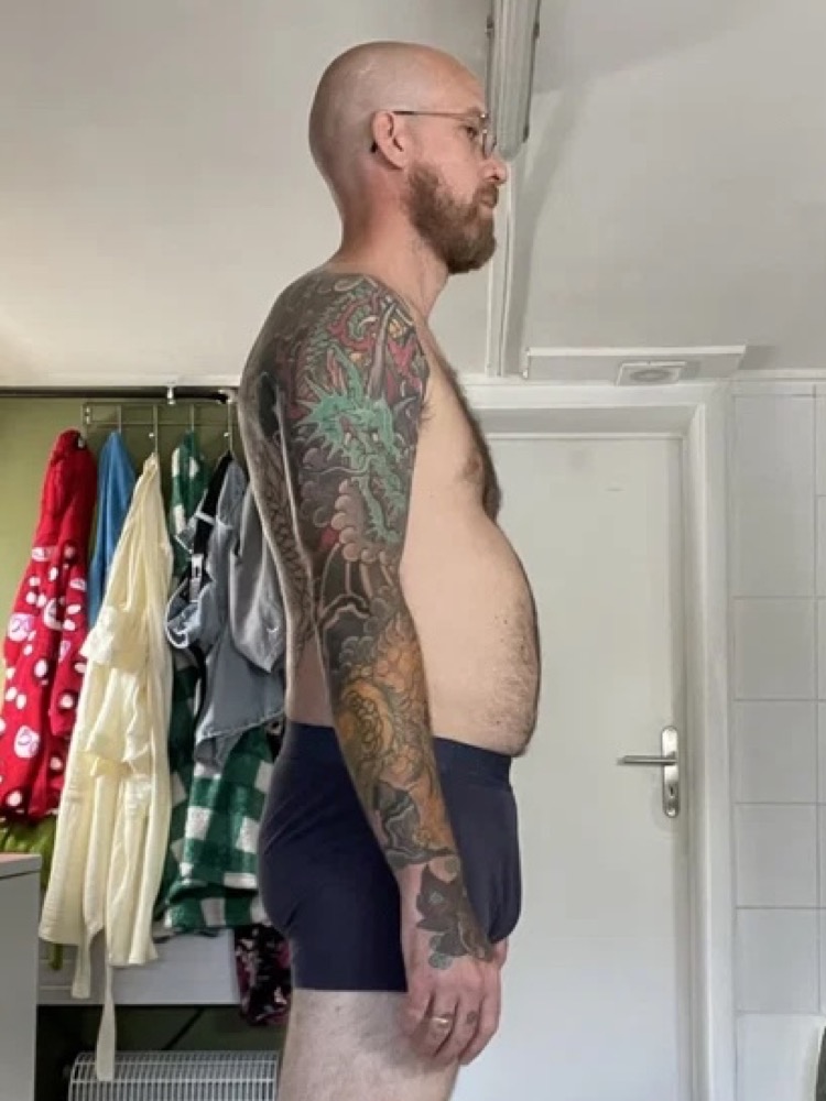 Paul, 43 ans · tour de taille, en 5 semaines, Avant